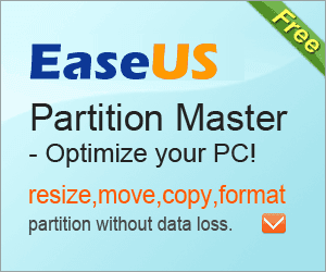Free EASEUS Partition Master-Optimize your PC!