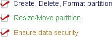 EASEUS Partition  Manager Features 