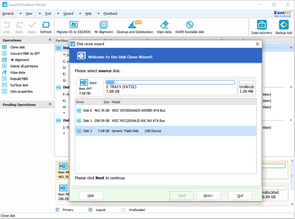 Copy GPT disk