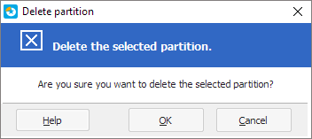 Delete Partition with EaseUS Partition Master