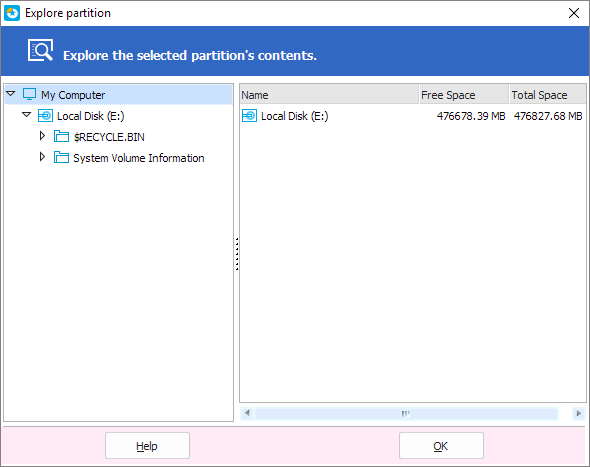 Explore Partitions with EaseUS Partition Master