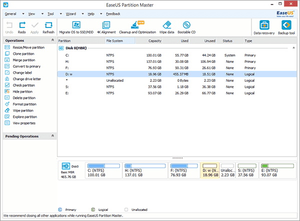 Resize RAID partition