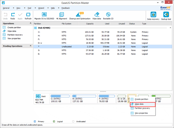 wipe unallocated space privazer wipe unallocated space privazer