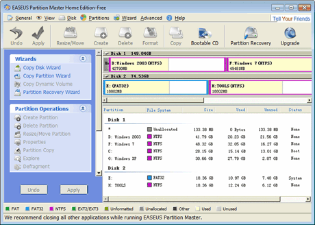 easeus partition master alternative free