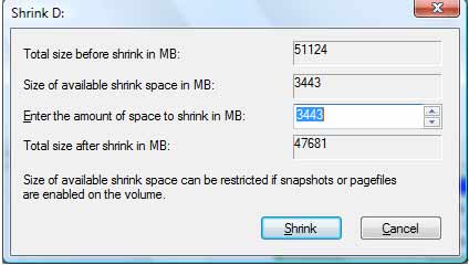 Shring disk