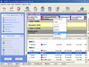 EASEUS Partition Master: Create bootable disks to format partition