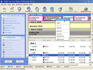 EASEUS Partition Master Server Edition screenshot