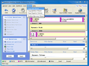 EASEUS Partition Master: Disk Copy Wizard