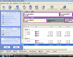 Shrink Server 2008 data partition