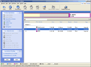 Extend Server 2008 boot partition