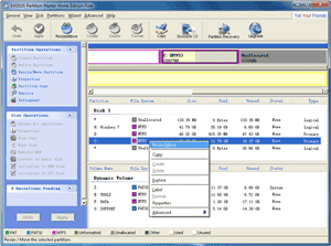 Resize Windows 7 partition on disk map