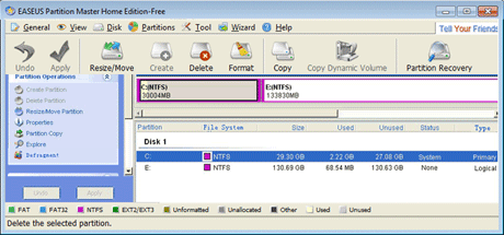 EASEUS Partition Master
