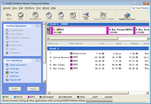 EASEUS Partition Master - Move Partition