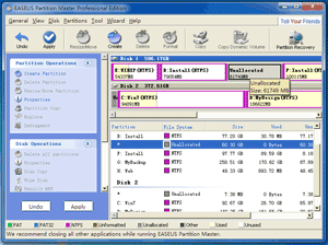 Unallocated Space to Extend Boot Partition