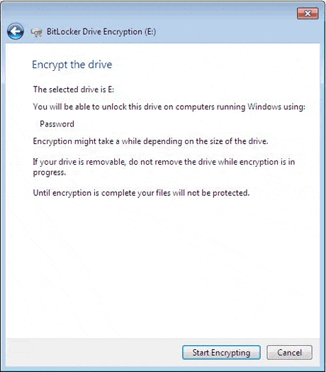 Stating Encrypting
