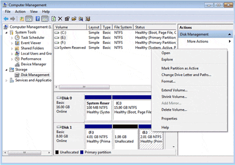 Vista Disk Partioning