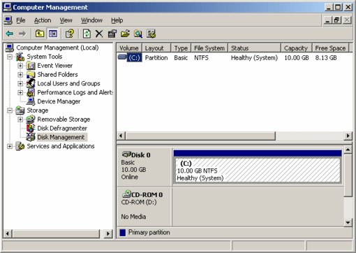 partitions manage