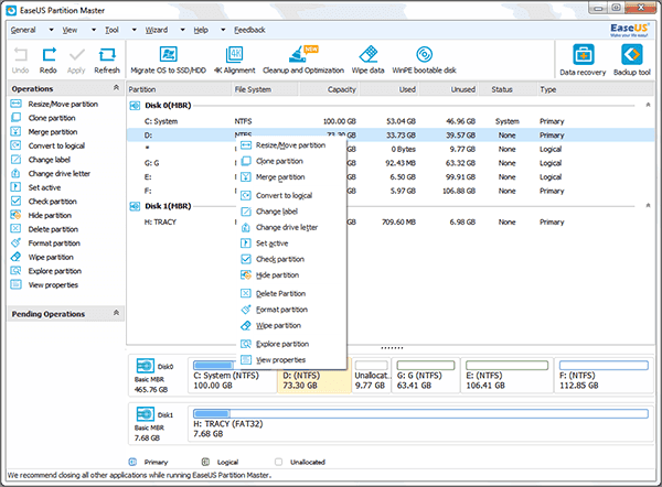 Select Convert Primary to Logical