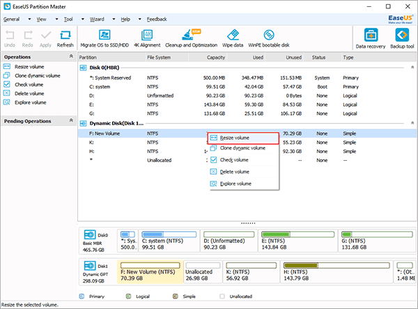 EaseUS Partition Master