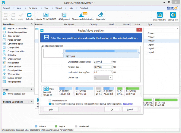 download easeus partition master free 10.8