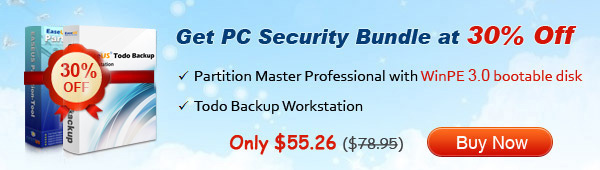 EaseUS Partition Master Professional Upgrade